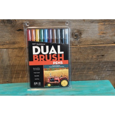 Crayon Tombow Dual Brush - palette de couleurs sourdes